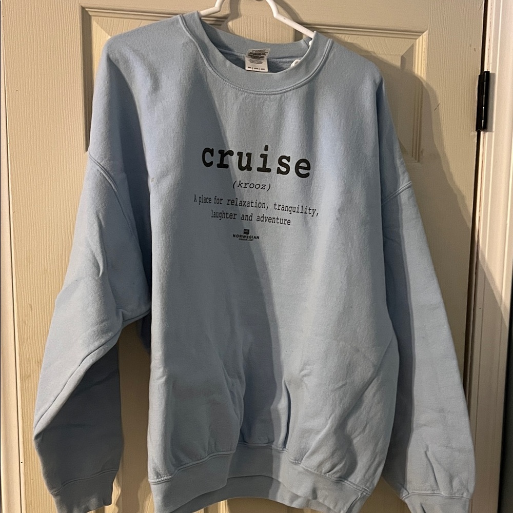 Gildan Sky Blue Crewneck Sweater